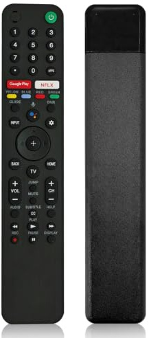 RMF-TX500U röstfjärrkontroll helt ny och original - Lämplig för Sony Bravia-serien, XBR/XR/KD/KDL-serien TV-apparater, RMF-TX500U komplett ersättningsfjärrkontroll