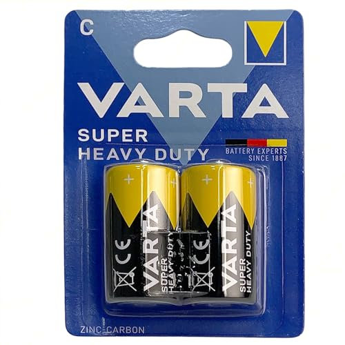 Batterie Mezzatorcia C LR14 Superlife Power Zinco | 1 Confezione 2 pz | Potenti e Durature per Dispositivi ad Alto Consumo | per Giocattoli, Torce LED e Dispositivi ad Alto Consumo