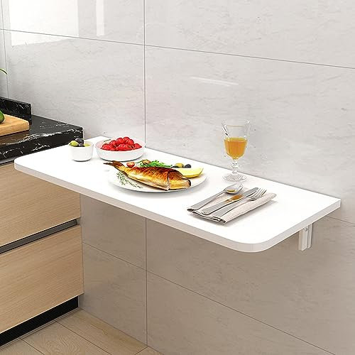 Klapper Wandtisch, Wand montierte Tropfenblatttische, hölzerner schwimmender Schreibtisch, platzsparender Faltbarer Schreibtisch, Wandschreibtisch zum Essen, Waschraum, Büro