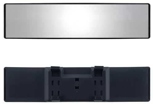 1 Pezzi 300 x 78 mm Specchietto Retrovisore Auto con Piccolo specchio,360 gradi Panoramico antiabbagliante Interni Specchietto retrovisore,Antiriflesso HD,per Auto, SUV, Camion