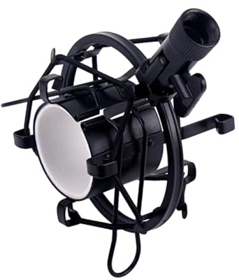 Sa18 Black Metal Shockmount Clip for Condenser Microphone