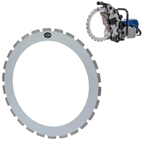 KATSU Tools Petrol Engine Ring Wall Saw Replacement Blade 400mm, Alloy Steel, for 101160 Petrol Ring Saw or Other Brands