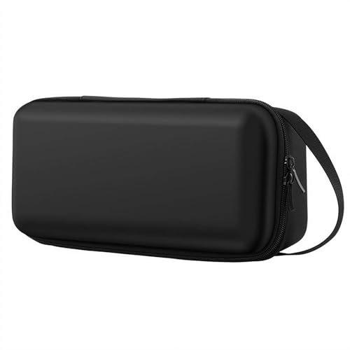 Custodia da trasporto per Switch 2 (2025), custodia da viaggio rigida portatile in PU con supporto, impermeabile e antipolvere, per giocare durante la ricarica, per console Switch 2 e accessori (nero)