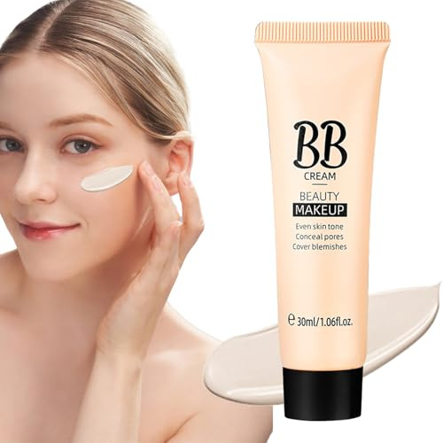 Concettore e crema idratante BB Cream, BB Cream Beauty Makeup, Concealing Foundation Primer, 1.18x0.98x4.45 pollici, base di bellezza multifunzione, consistenza leggera e traspirante per uso