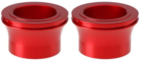 Briny River 1 Pair CNC Front Wheel Hub Spacers Aluminum Compatible with Sur-Ron Light Bee X LBX E-Bike, Red