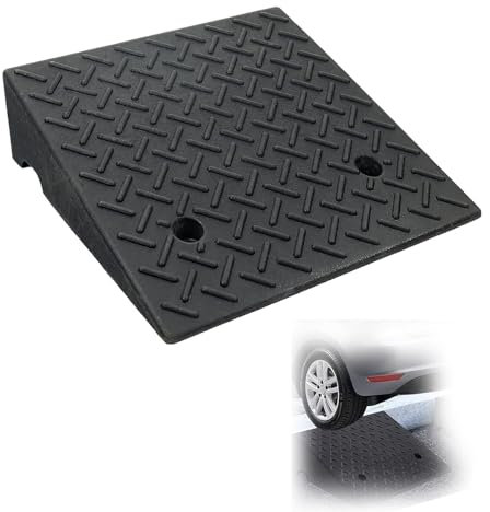 KXWOQ3ED Rampe de Trottoir en Caoutchouc, Rampe de Seuil Portable, Rampe de Bordure pour Allée, Trottoir, Voiture, Moto, Vélo et Scooter