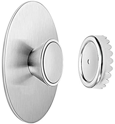 Portasapone magnetico da parete, in acciaio inox, antiruggine, per bagno, cucina, ripostiglio, senza fori
