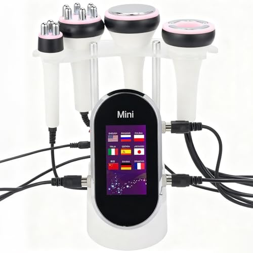 Macchina dimagrante corpo 40K Radiofrequenza - 4 in 1 formatrice corpo anti-cellulite, dispositivo dimagrante per tonificare pelle, viso, braccia (B)