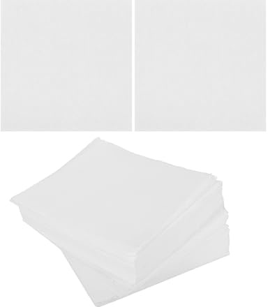 WATIIFUFU Fusselfreie Reinraumtücher aus Vliesstoff 15cm Breit Weiß für Laborgeräte und Linsen 300 Stück Packung