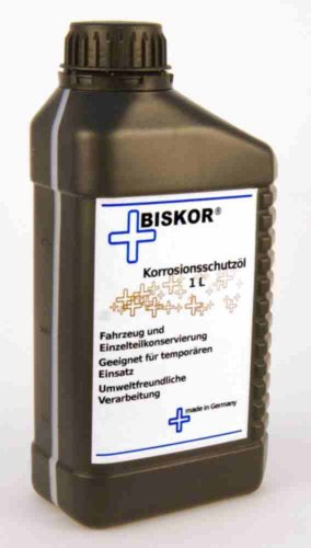 Biskor® Korrosionsschutzöl 1 Liter Kriechöl Sprühöl Fahrzeugrostschutz