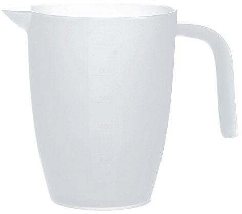 Excelsa Rainbow Jarra graduada, 1 L, Color Blanco