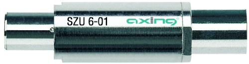 Axing SZU 6-01 Parasurtenseur Parafoudre pour le câble, l'antenne et les systèmes de satellites (connecteurs IEC)