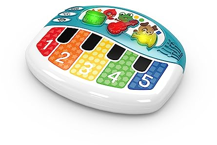 Baby Einstein Discover & Play Piano, Juguete Musical para Bebés, Aprende Instrumentos, Números y Animales en 3 Idiomas, A partir de 3 meses de edad