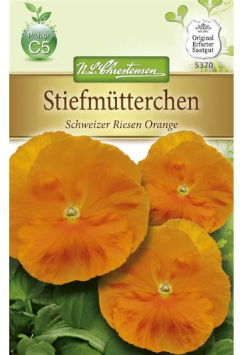 Chrestensen Stiefmütterchen 'Schweizer Riesen Orange'