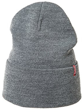 Levi's Herren Strickmütze, Gr. One size, Grau