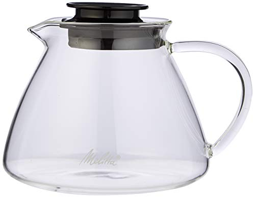 Melitta Pour Over Jarra, 0.7 Litros, Cristal, Transparente