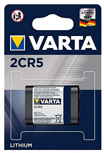 VARTA 2CR5 - Lote de 10 pilas fotográficas (6,0 voltios)