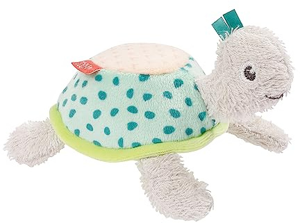 Fehn Éponge de bain Tortue - Jouet flottant en Tissu Pour bébé | Animal flottant pour jouer dans la baignoire ou la piscine et accompagner le bain des bébés et jeunes enfants
