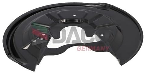 DACO Germany Flasque de frein Arrière Droite Aluminium Compatible avec VW Golf V 3/5 portes 1K1 1K0615612P