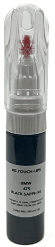 AB TOUCH-UPS FOR BMW 475 BLACK SAPPHIRE TOUCH UP PAINT PEN/BRUSH