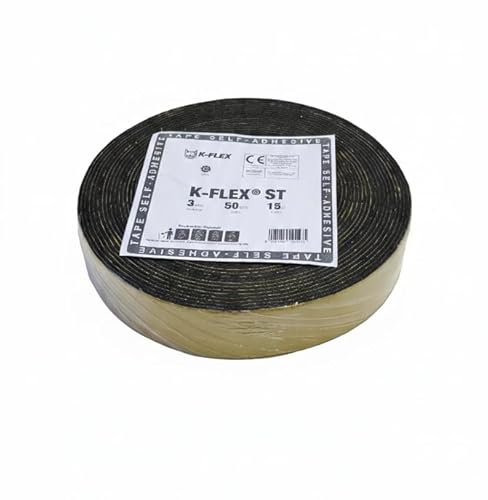 K-Flex ST Kautschuk Platte selbstklebend (K-Flex ST Kautschuk Klebeband 15m x 50mm x 3mm) Brandklasse B-s2, d0