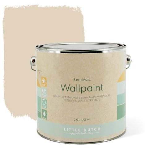 Little Dutch 8721 Wandfarbe Extra Durable - 2,5L - faded beige