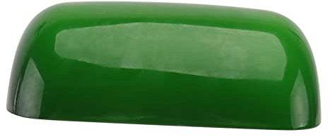 HEMOTON Retro Schreibtischlampe Lampenschirm Aus Langlebigem Glas Grün Antik Look Passend Für Nachttischlampen Dekorative Tischlampenabdeckung