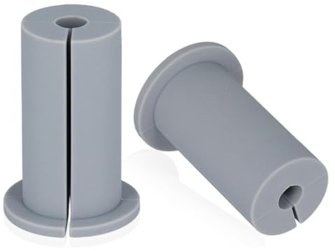 Passe-câbles muraux, kit de routage de câbles 2 pièces pour, prises d'alimentation de câble for trou mural de 1 pouce, passe-câble mural for câbles Ethernet, gris