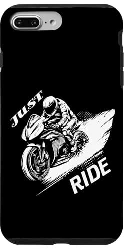 Carcasa para iPhone 7 Plus/8 Plus Motocicleta camiseta motero sudadera con capucha moto motorista funda para teléfono móvil