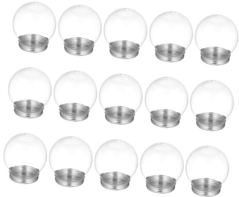 COSMEVIVI 9stücke Schneekugel DIY Transparenten Kunststoff-globen Zum Basteln Von Winter-Ornamenten Und Individuellen Schneekugeln Für Erwachsene Und Jugendliche