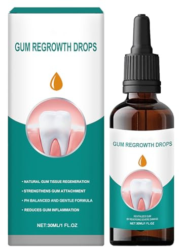 Zahnfleisch Relief Tropfen,Reparatur Von Zahnfleischschwund,Natürliche Kräuterbestandteile,Reparatur Für Zurückgehendes Zahnfleisch,30ML