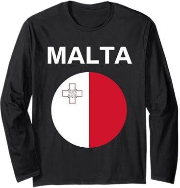 Bandiera Malta moderna Maglia a Manica