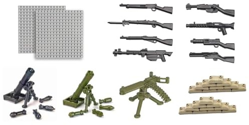 Mini modèles de soldat militaire - Ensemble de figurines d'action WW II - Jeu de figurines WW II