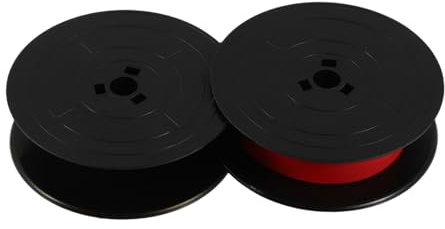 Tofficu Schreibmaschinenband Universelles Schwarz Zweifarbiges Rot Langlebiges Mechanisches Ersatz Farbband Kompatibel mit Feiyu Changkong Gr1 für Retro Schreibmaschinen