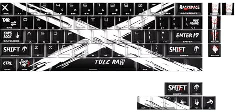 Wynrzyj Design persistente Backlit - Cappuccio chiave laterale per 60, 61, 65, 67, 68, tastiere meccaniche, retroilluminazione, stampa laterale PBT