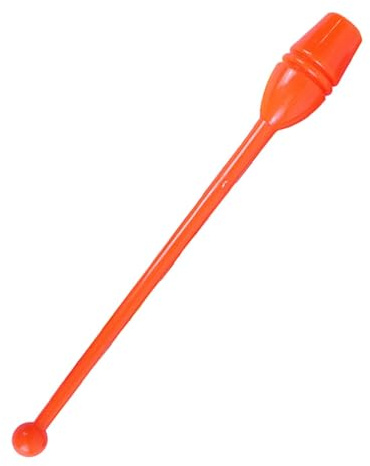 Perfeclan Rhythmic Gymnastics Club Training Equipment Practical Lightweight 14 Length Accessories for Competition Training Stage Show, Orange