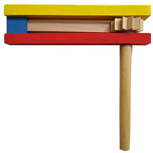 Raganella cra stumento sonoro sonaglio  per feste tric trac capodanno