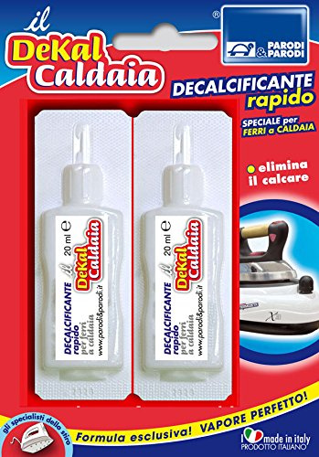 Decalcificante per ferro da stiro a caldaia x2, anticalcare ferro da stiro, decalcificante anticalcare Dekal Caldaia x2 da 20 ml, disincrostante ferro da stiro, decalcificante naturale ferro da stiro