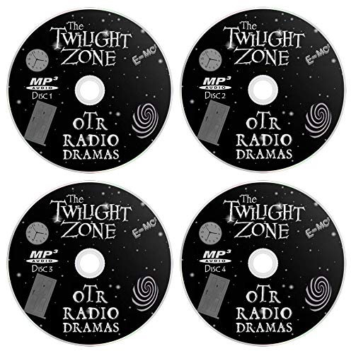 The TWILIGHT ZONE - Old Time Radio (OTR) Complete 176 Shows - Twisted Sci-Fi Science Fiction Tales From the Golden Days of Radio (4 x mp3 CD's)