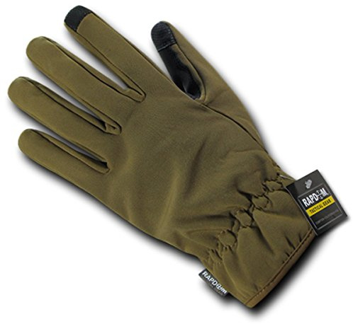 Rapdom Tactical Soft Shell Winter Gloves, Coyote, X-Large