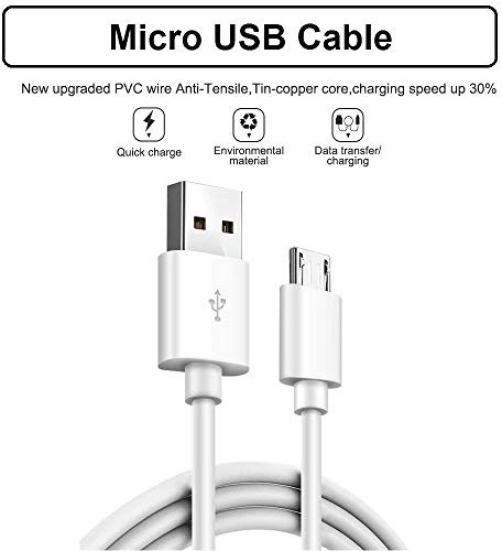 REALMAX Micro USB Charging Cable High Speed Fast Universally Compatible Android (5x Pack)