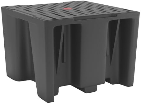 kaiserkraft | PE-Auffangwanne für Tankcontainer IBC/KTC | Kapazität 1 Container, Länge 1450 mm