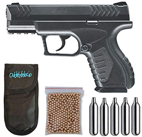 Pistola Perdigón XBG. Calibre 4,5mm BBS. + Funda + Balines + Bombonas co2. 23054/29318/13275