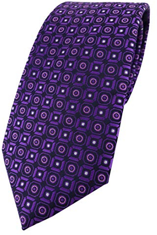 TigerTie Corbata de diseñador en estampado. Tamaño de la corbata: 150 x 8 cm aprox