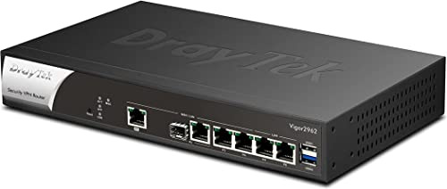 Draytek Vigor 2962 Router Cablato 2.5 Gigabit Ethernet Nero, Bianco (vigor 2962 Wired Router 2.5 - Gigabit Ethernet Black, White - Warranty: 12m)