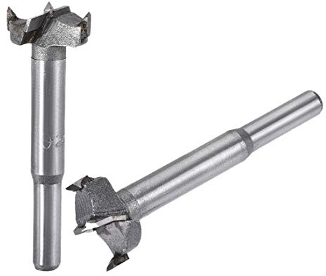 sourcing map 2in1 Satz Forstnerbohrer 23mm 24mm Hartmetall legierter Stahl | Durchm. Lochsäge