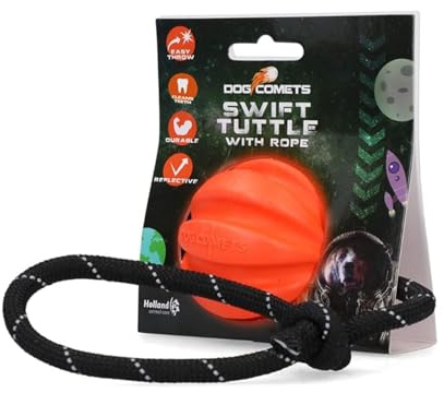 Dog Comets Perro Cometas Swift Tuttle Met Touw Oranje