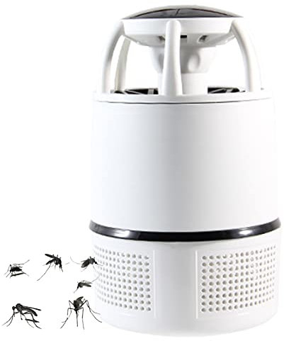 Syfunlv Fliegenfalle Elektrisch Innen, 220V Mini Moskito Killer,12 * 20cm USB Insektenfalle,Moskito Killer Lampe mit UV-Licht, für Schlafzimmer Camping Garten,für Fliegen,Mücken,Motten