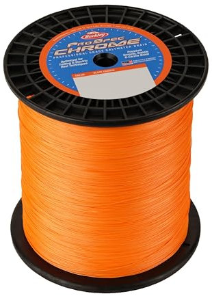 Berkley Unisex – Erwachsene ProSpec Chrome Braid Geflochtene Angelschnur, Blaze orange, 80lb-3500yd
