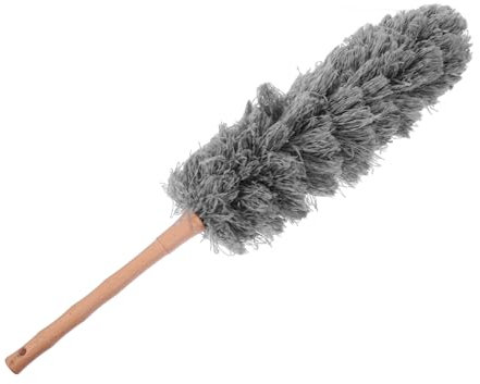 KOMBIUDA Outil De Nettoyage pour Voiture Duster à Poignée avec Fibres Anti-poussière pour Entretien Sièges Fenêtres Recontamination De Air Intérieur